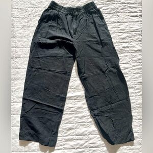 Madewell black linen blend pant. Size xs.